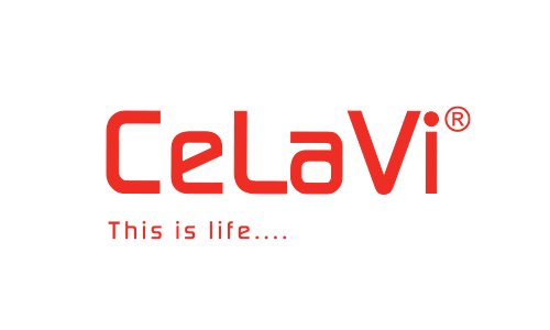 CeLaVi-logotyp med texten 'This is life...'
