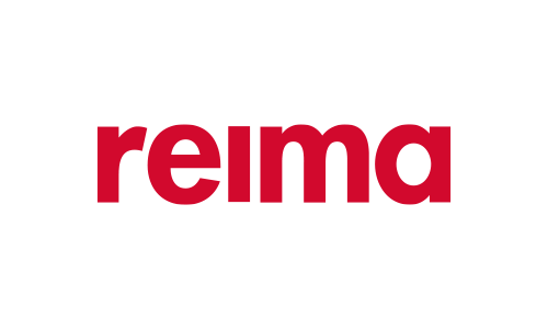 Rött Reima-logotyp.